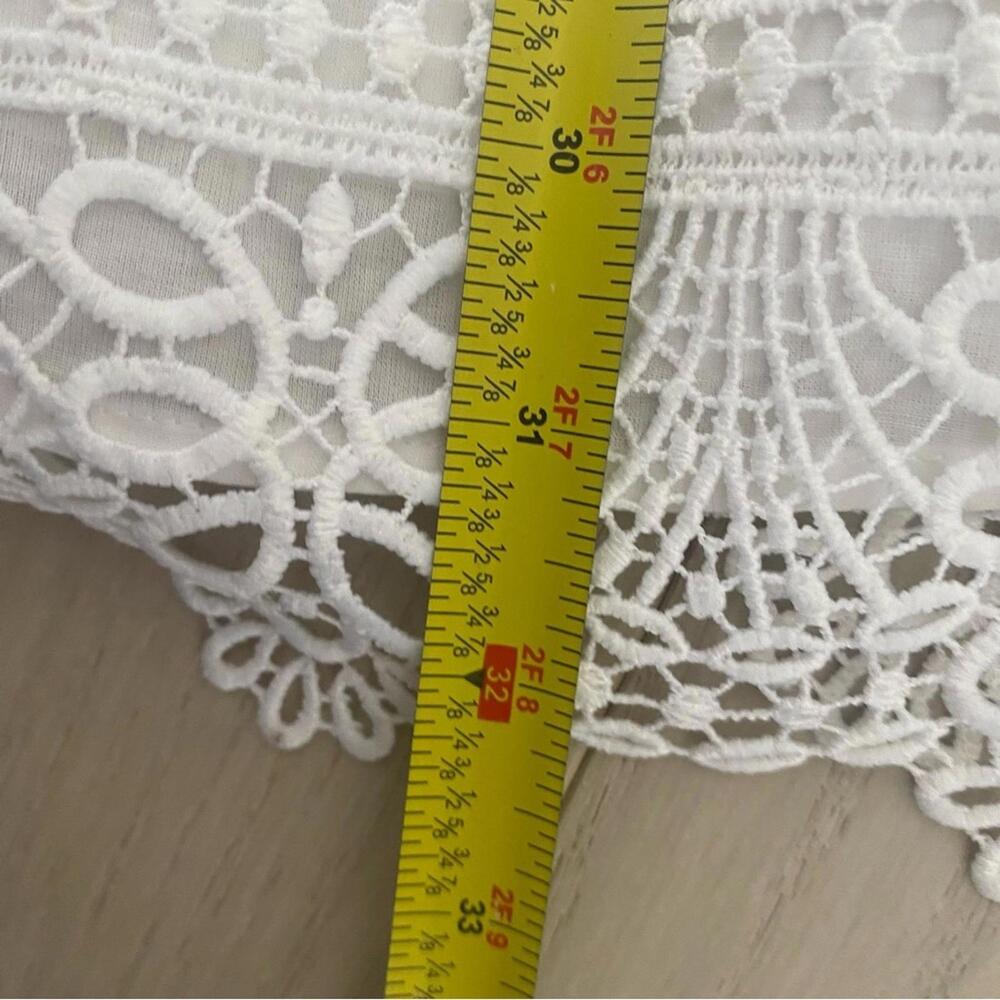 $158 Madewell Lyric White Crochet Lace Dress Size 2 - Picture 12 of 13